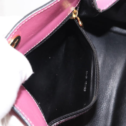 Fendi Vintage Top Handle Bag Leather, PINK, LEATHER, Handbag