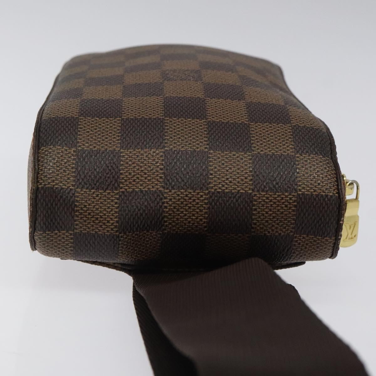 Louis Vuitton Geronimos Waist Bag Damier, BROWN, CANVAS, Shoulder bag