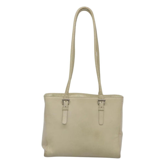 Prada Vintage Shoulder Bag Tessuto, BEIGE, NYLON, Shoulder bag