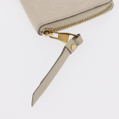 Louis Vuitton Zippy Wallet NM Leather Empreinte, WHITE, LEATHER, Wallets
