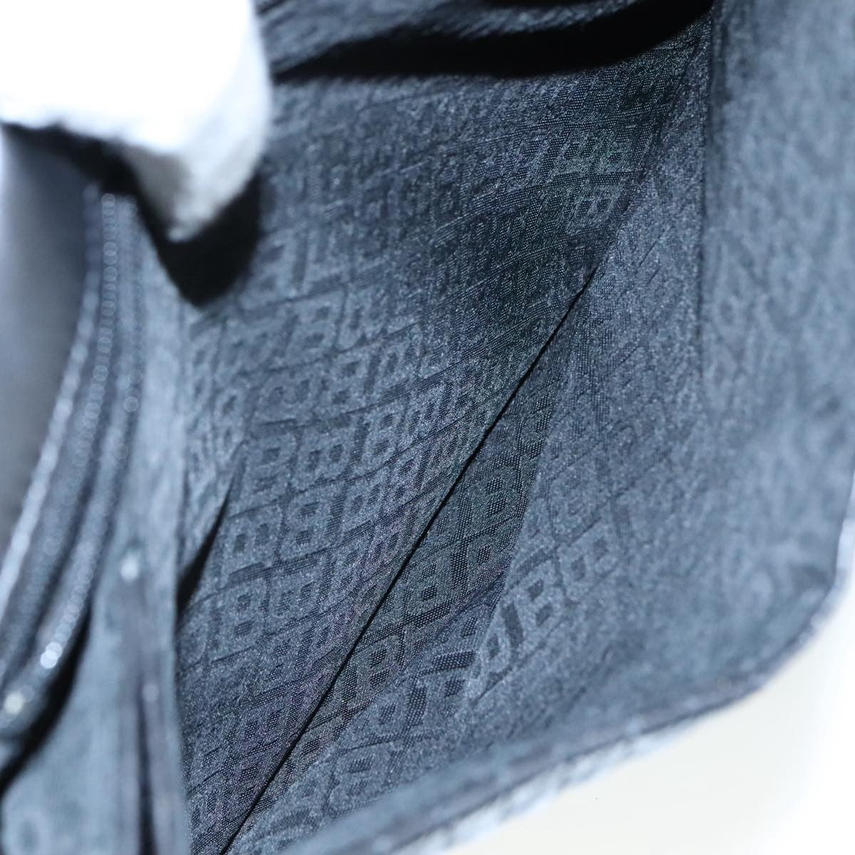 Bally Vintage Flap Handbag Quilted Leather, BLACK, LEATHER, Handbag