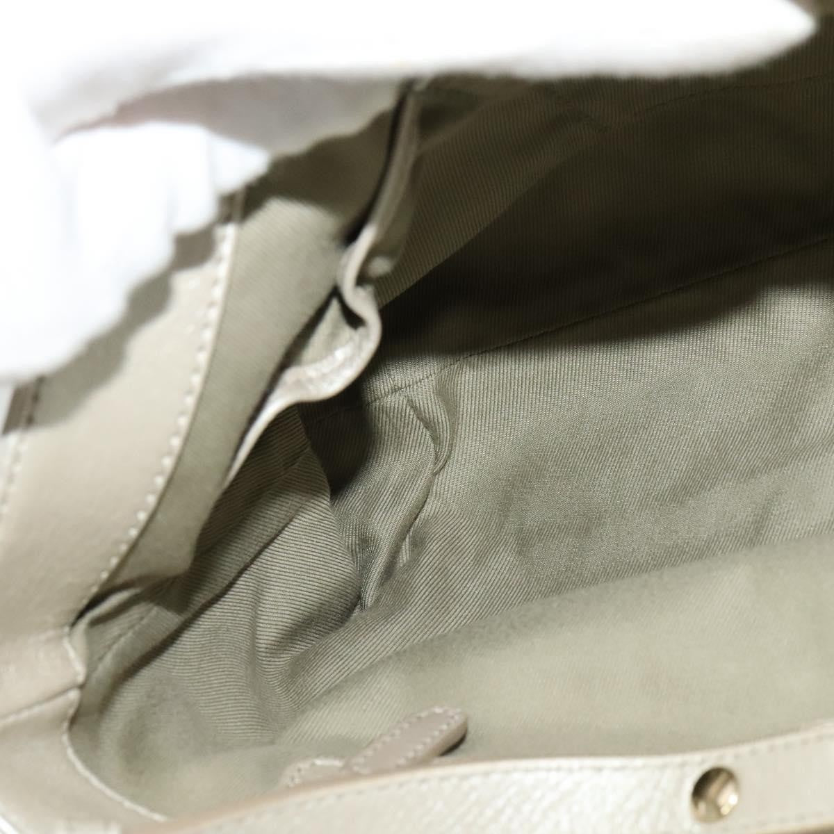 Bvlgari Chandra Flap Shoulder Bag Leather, SILVER, LEATHER, Shoulder bag