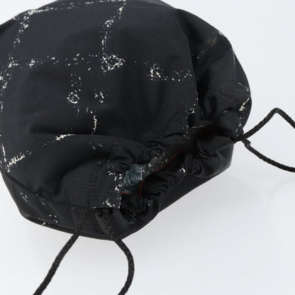 Chanel Travel line pouch Nylon, BLACK, NYLON, Clutche & pouche