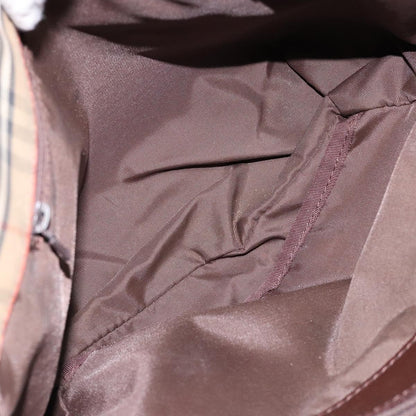 Burberry Nova Check Handbag Nova Check Canvas and leather, BEIGE, CANVAS, Handbag