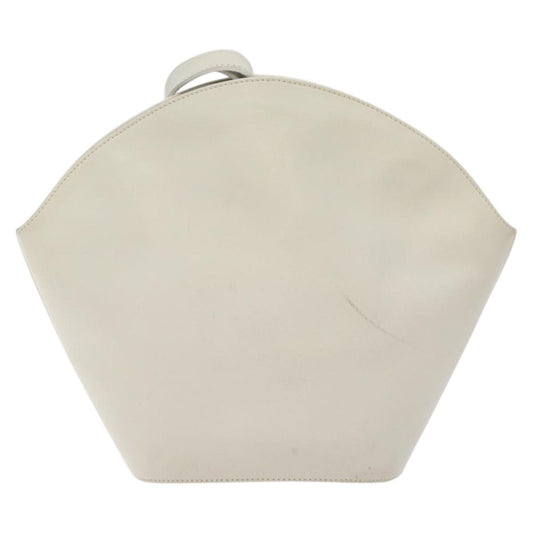 Salvatore Ferragamo Shoulder Bag Leather, WHITE, LEATHER, Shoulder bag