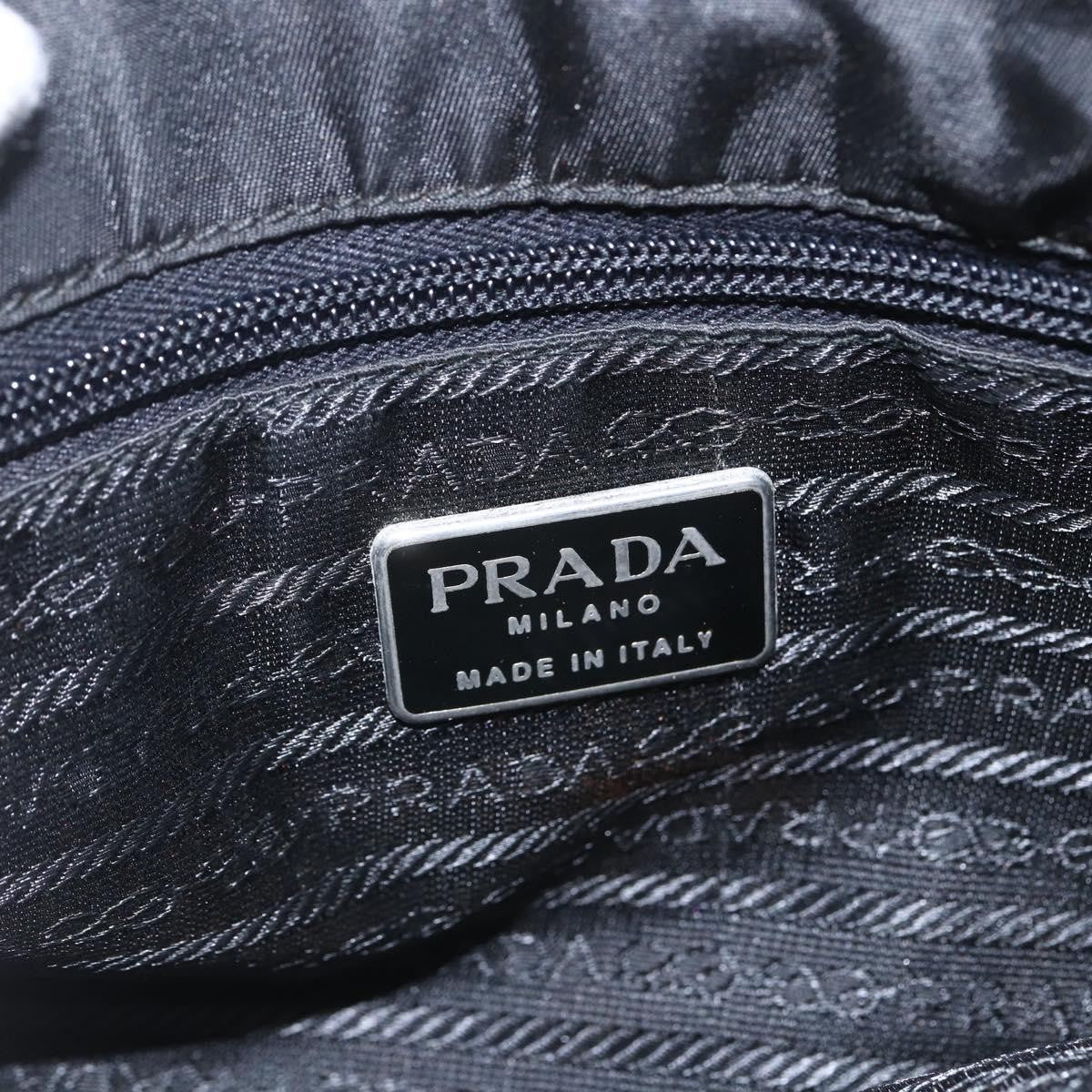Prada Vintage Tote Tessuto, BLACK, NYLON, Tote bag