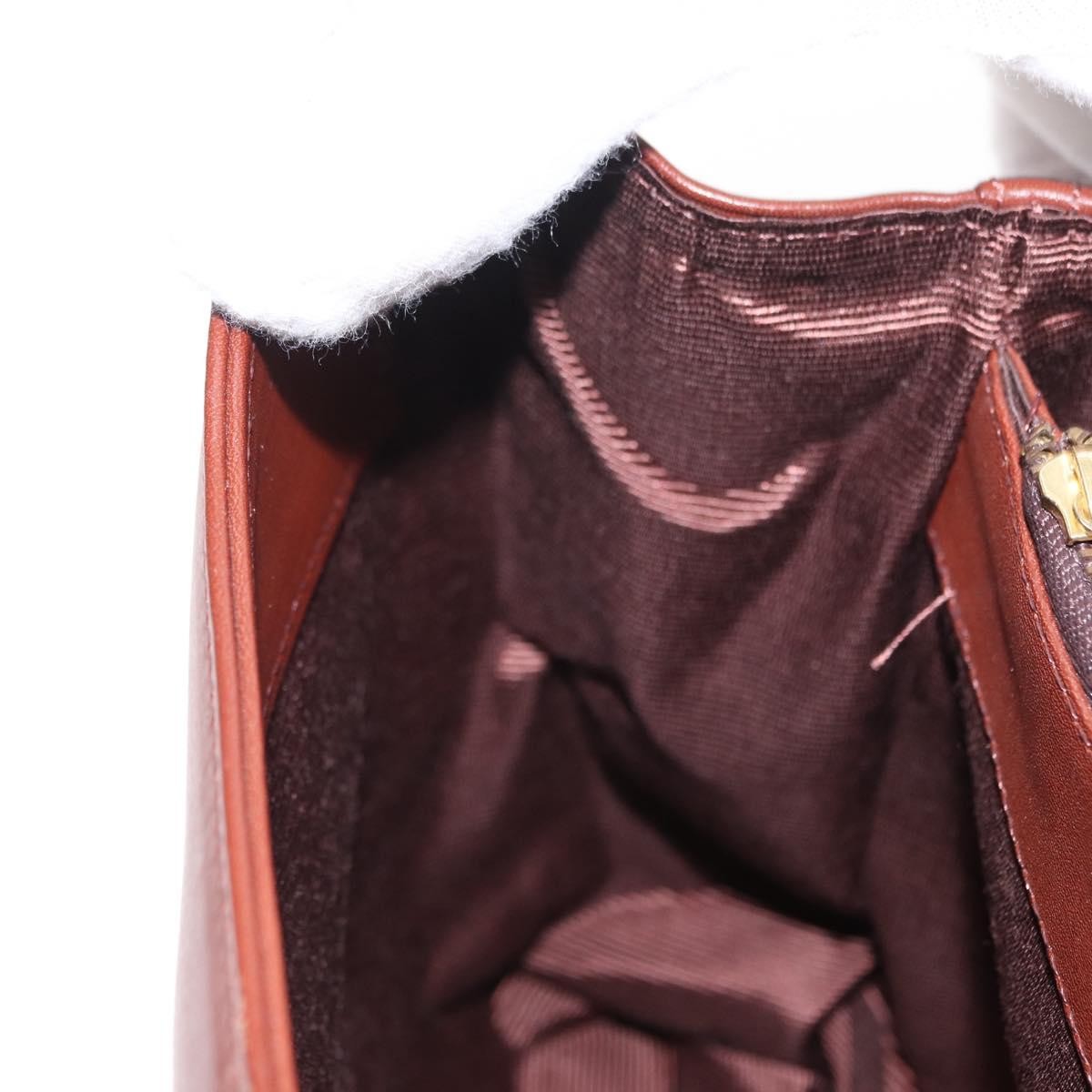 Valentino Garavani Vintage Handbag Leather, BURGUNDY, LEATHER, Handbag