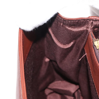 Valentino Garavani Vintage Handbag Leather, BURGUNDY, LEATHER, Handbag