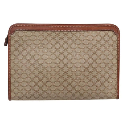 Celine Macadam Pochette Classic, BEIGE, CANVAS, Clutche & pouche