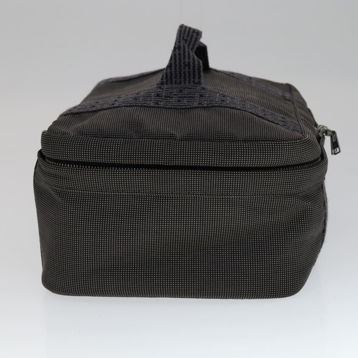 Hermes Vanity Herline Pouch Canvas, GRAY, CANVAS, Clutche & pouche