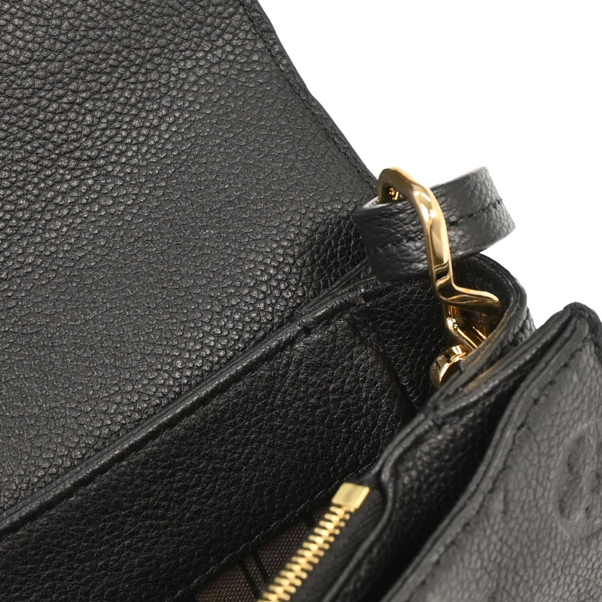 Louis Vuitton Fascinante Handbag Monogram Empreinte Leather, BLACK, LEATHER, Shoulder bag