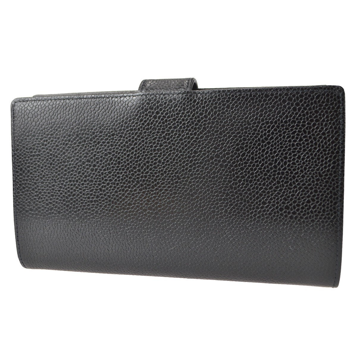 Chanel Timeless CC French Wallet Caviar, BLACK, LEATHER, Wallets