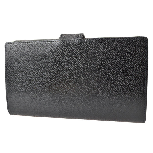 Chanel Timeless CC French Wallet Caviar, BLACK, LEATHER, Wallets