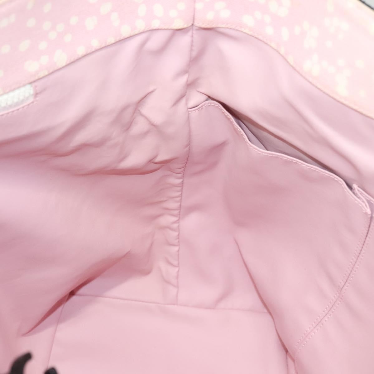 Chanel Biarritz Tote Quilted Canvas, PINK, CANVAS, Tote bag