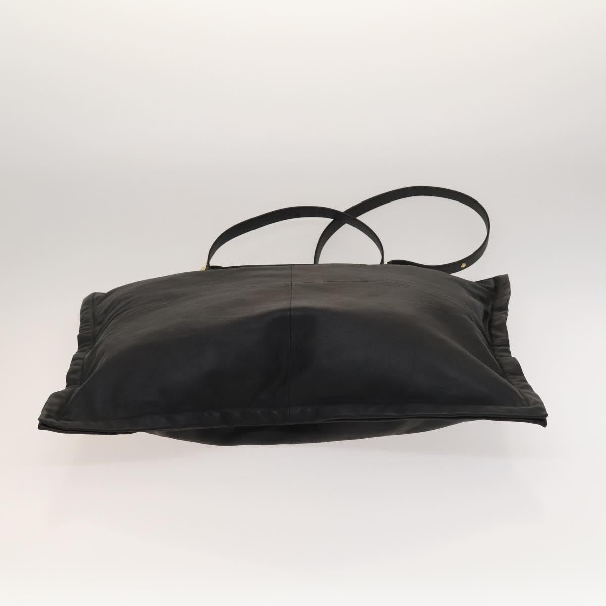 Burberry Vintage Shoulder Bag Leather, BLACK, LEATHER, Shoulder bag