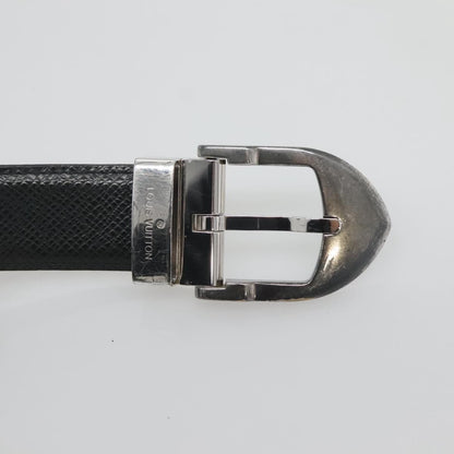 Louis Vuitton Classique Belt Taiga Leather, GRAY, LEATHER, Belts