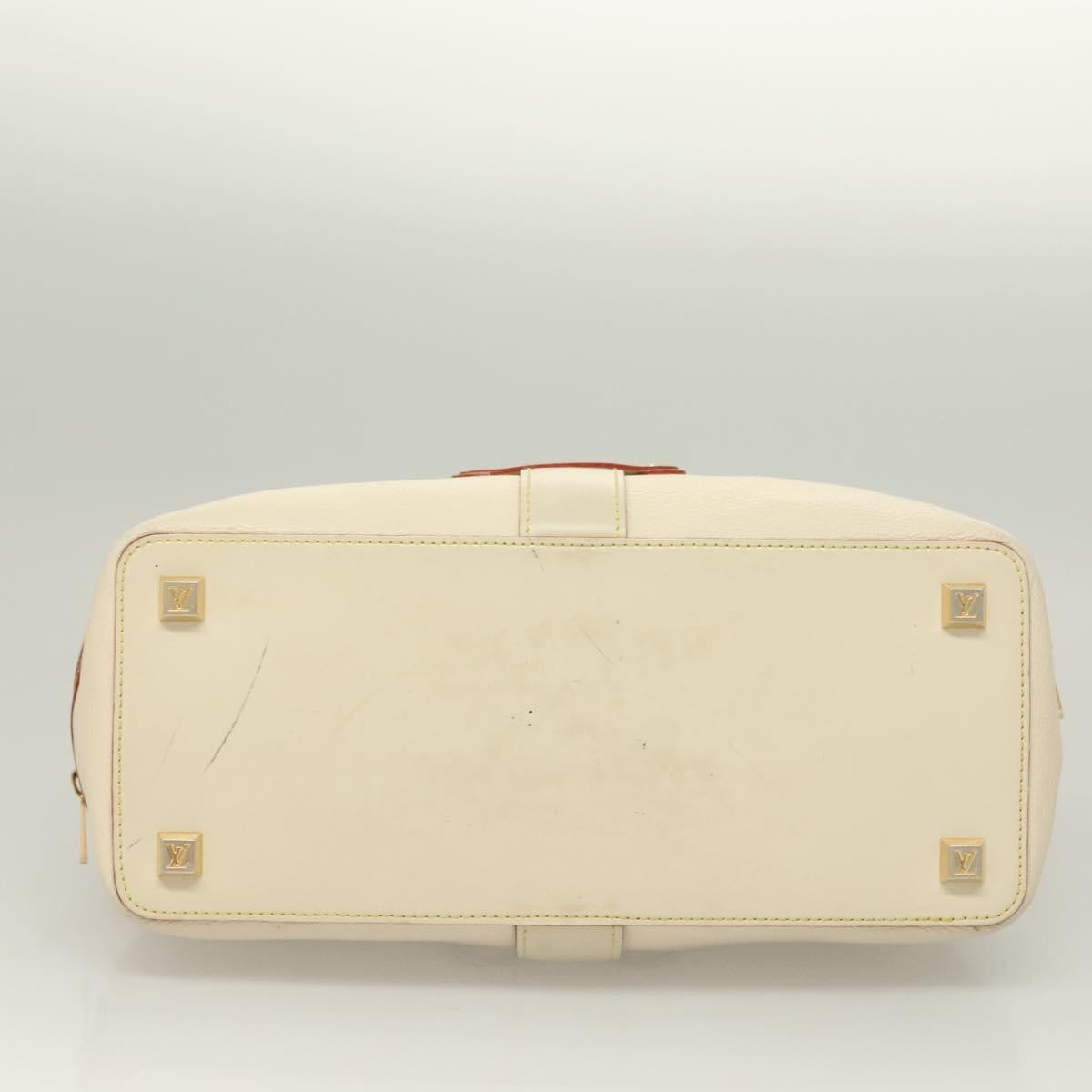 Louis Vuitton Suhali L'Ingenieux Handbag Leather, WHITE, LEATHER, Handbag