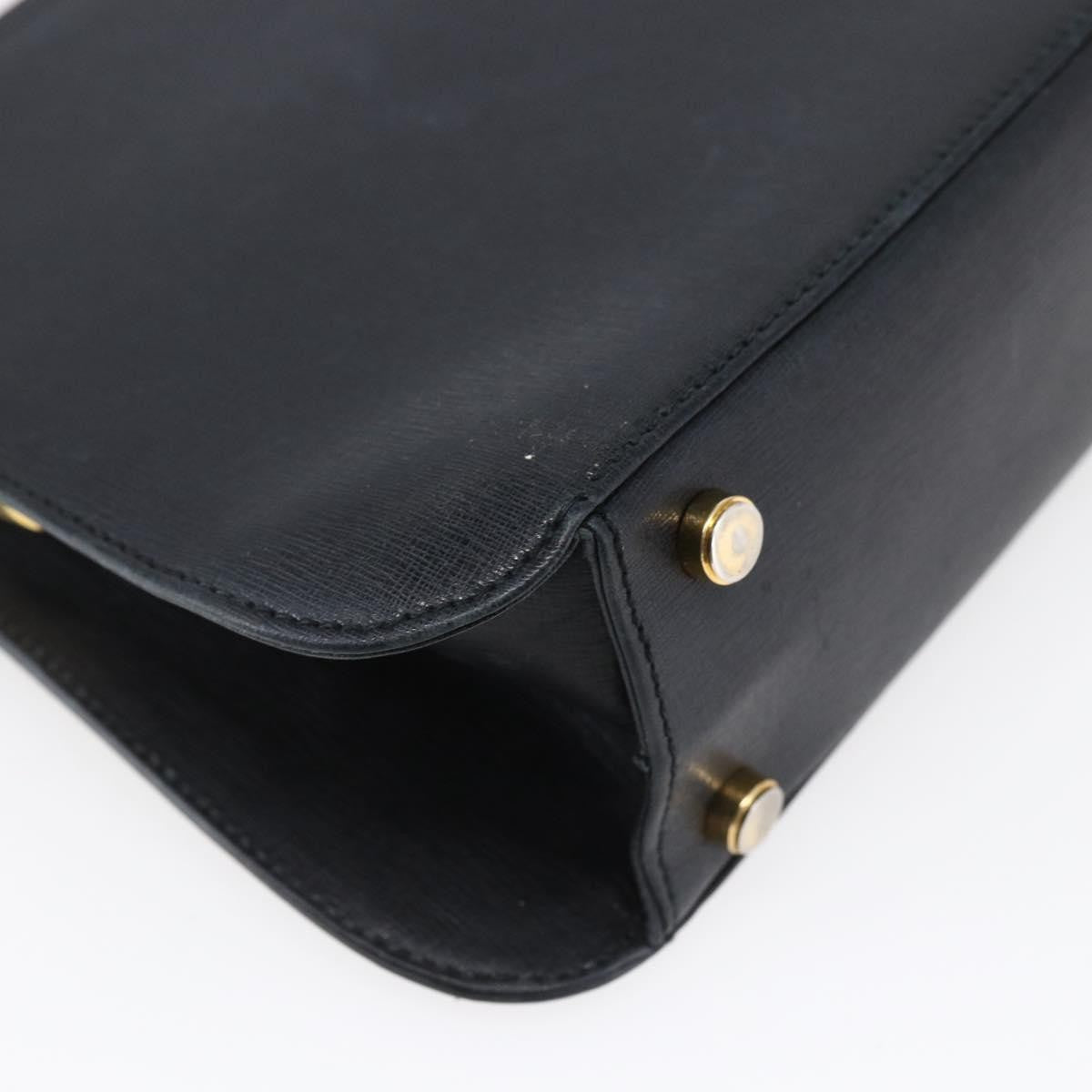 Salvatore Ferragamo Vintage Shoulder Bag Leather, BLACK, LEATHER, Shoulder bag