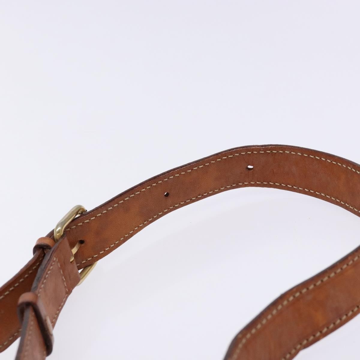 Celine Macadam Shoulder Bag PVC Leather, BROWN, CANVAS, Shoulder bag