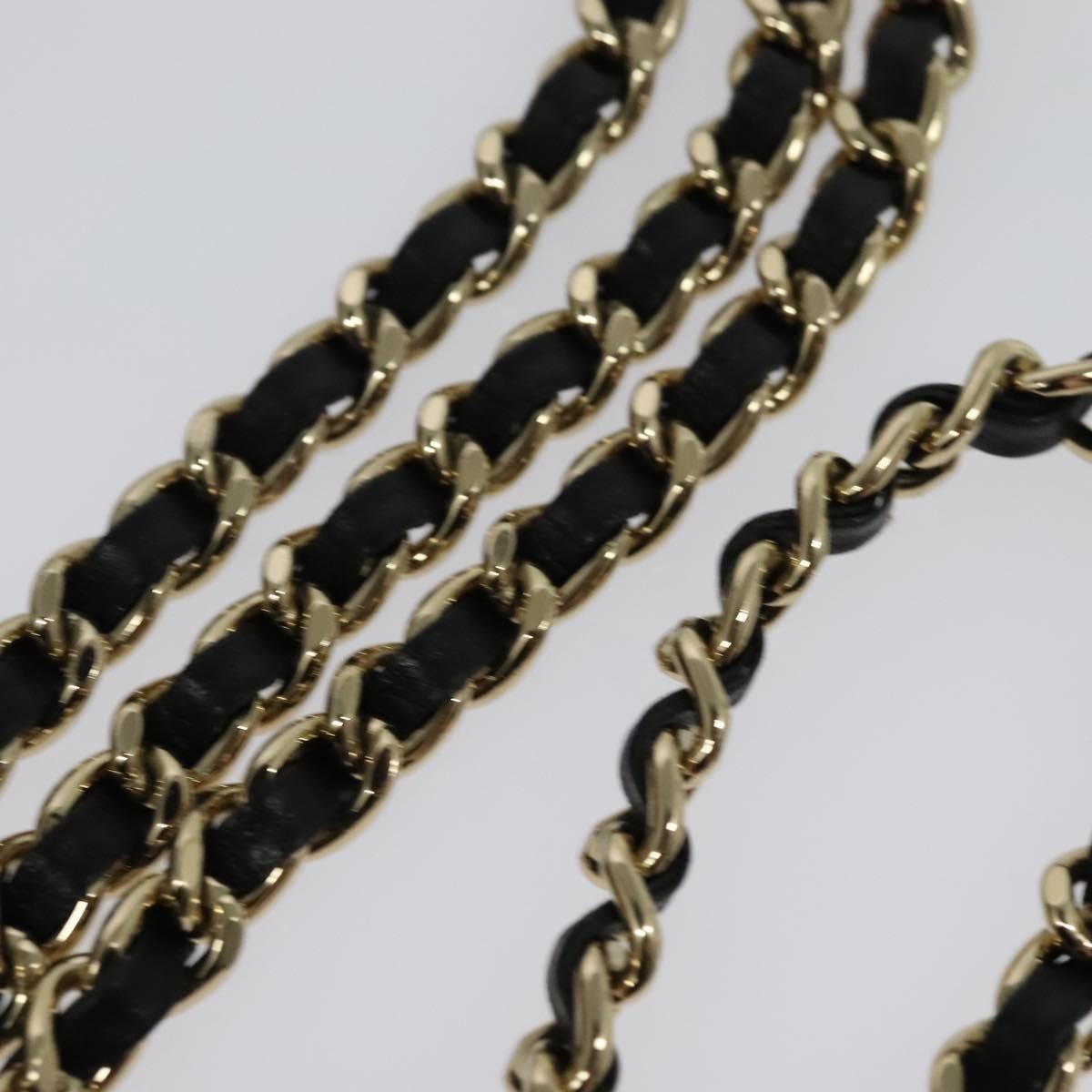 Chanel Deauville Chain wallet Raffia, NAVY, WICKER, Wallets