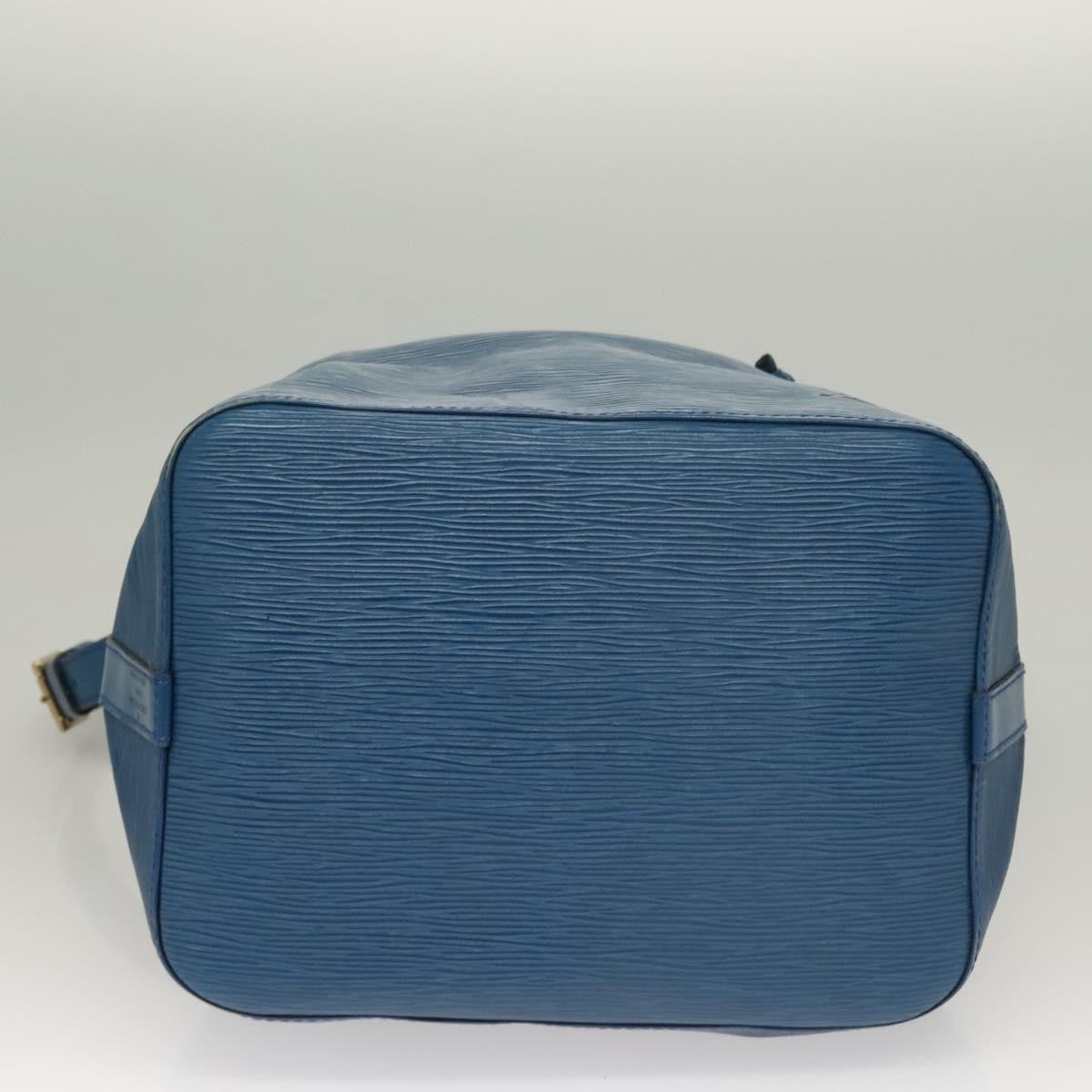 Louis Vuitton Petit Noe Handbag Epi Leather, BLUE, LEATHER, Handbag