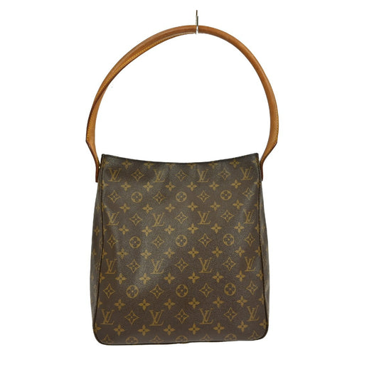 Louis Vuitton Looping Handbag Monogram Canvas, BROWN, CANVAS, Shoulder bag