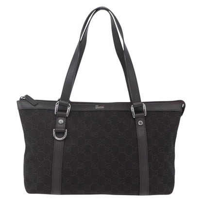 Gucci Abbey Zip Tote GG Canvas, BROWN, CANVAS, Tote bag