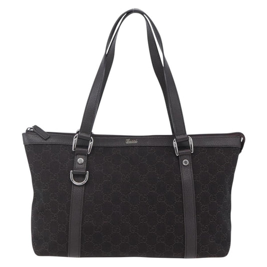 Gucci Abbey Zip Tote GG Canvas, BROWN, CANVAS, Tote bag