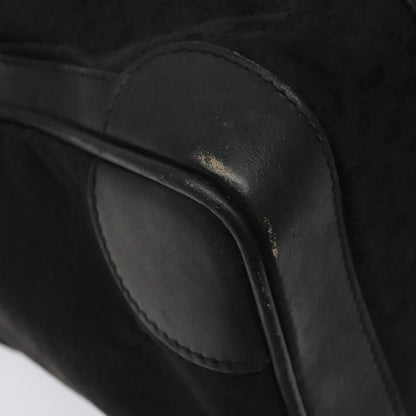 Gucci Vintage Web Boston Bag GG Canvas, BLACK, CANVAS, Handbag