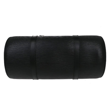 Louis Vuitton Soufflot Handbag Epi Leather, Black, Leather, Handbag