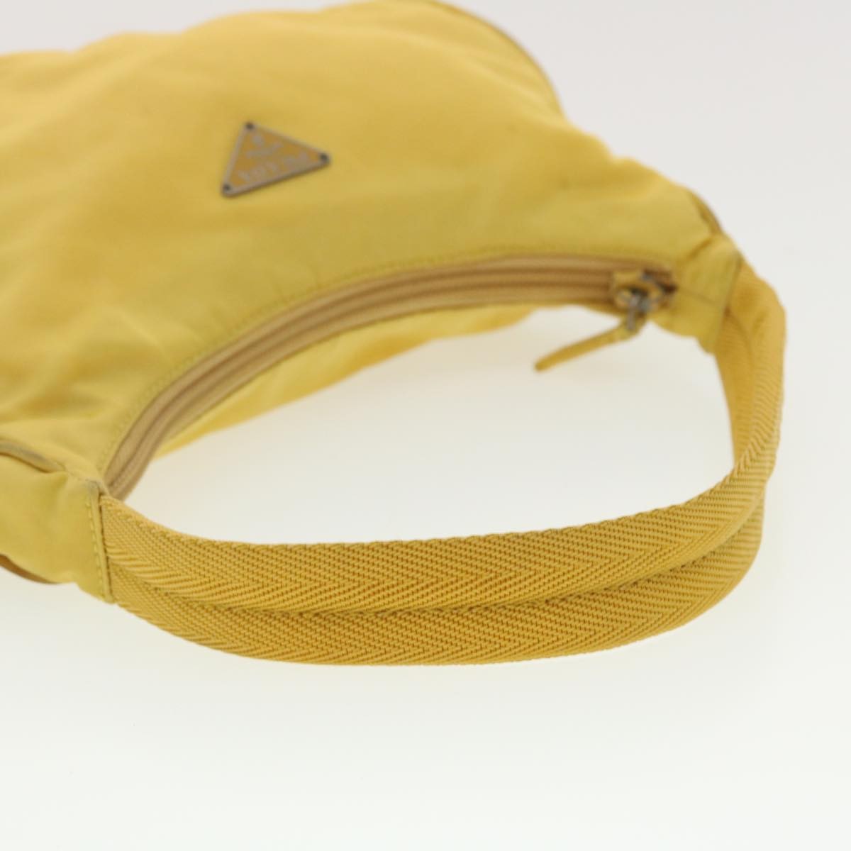 Prada Hobo Tessuto, YELLOW, NYLON, Clutche & pouche