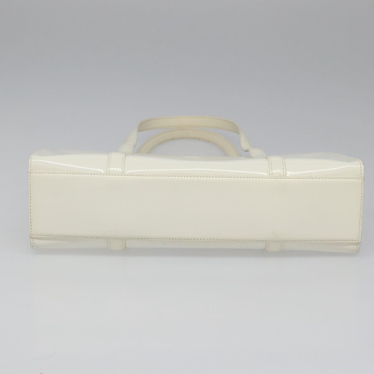 Prada Vintage Handbag Patent leather, WHITE, PATENT_LEATHER, Handbag