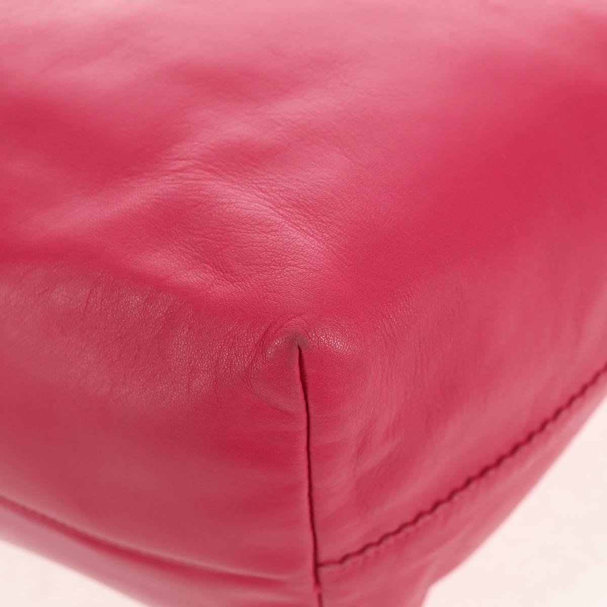 Loewe Anagram Shoulder Bag Leather, PINK, LEATHER, Shoulder bag