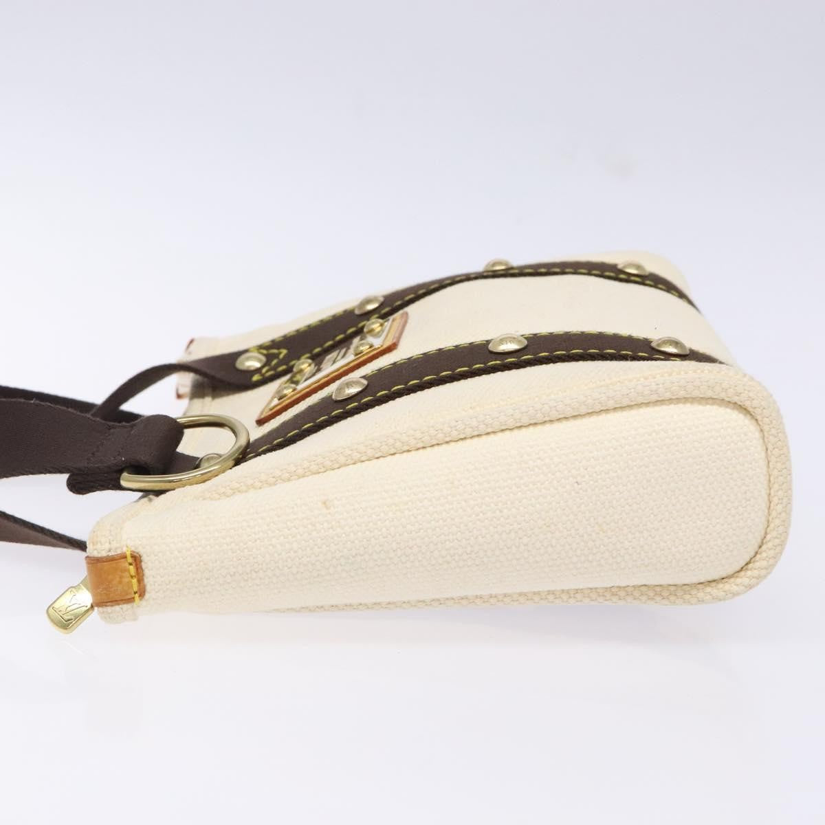 Louis Vuitton Antigua Tote Canvas, WHITE, CANVAS, Tote bag