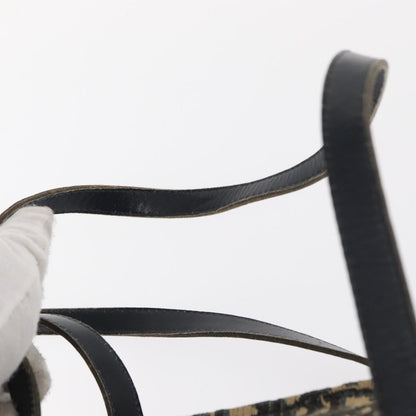 Christian Dior Vintage Trotter Handbag Canvas, NAVY, CANVAS, Handbag