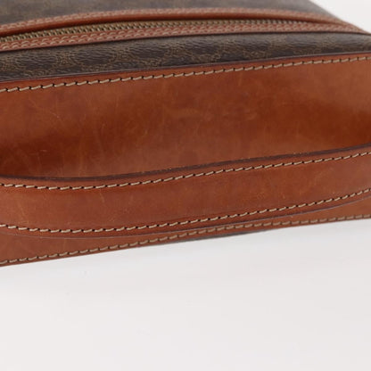 Celine Macadam Vanity Bag Canvas, BROWN, CANVAS, Handbag