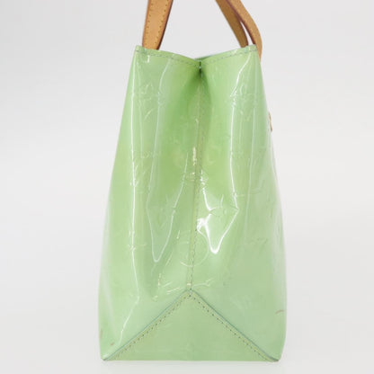 Louis Vuitton Reade Handbag Monogram Vernis, GREEN, PATENT_LEATHER, Tote bag