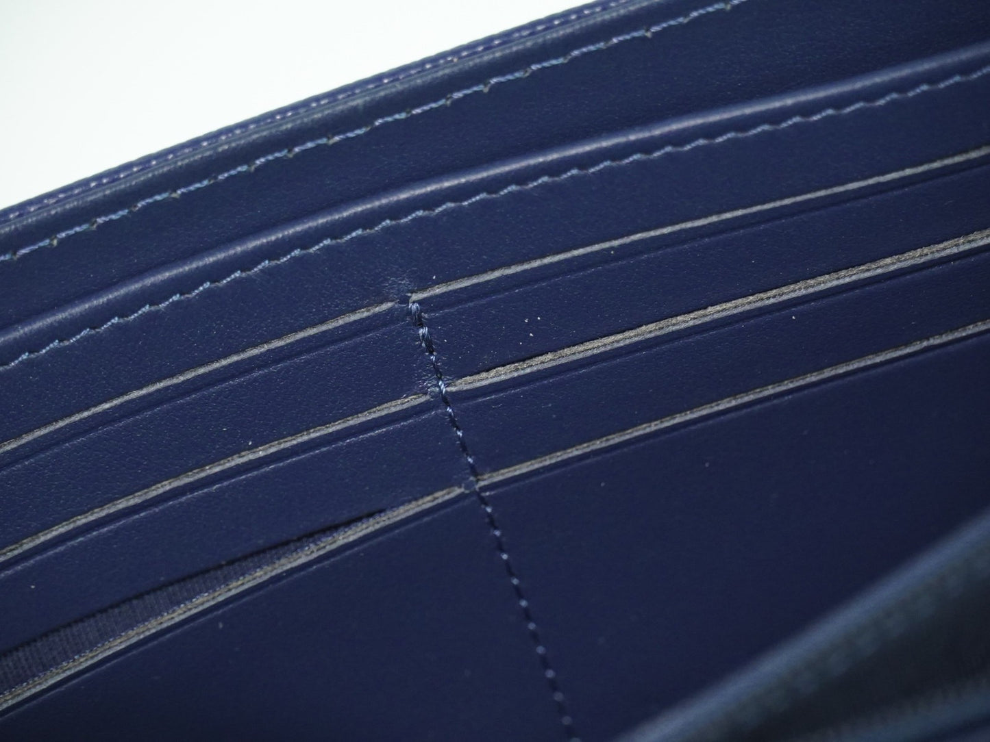 Chanel Deauville Flap Wallet Caviar, NAVY, LEATHER, Wallets