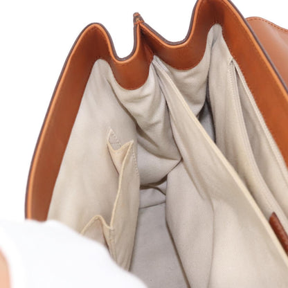 Salvatore Ferragamo Virna Satchel Leather, BROWN, LEATHER, Shoulder bag