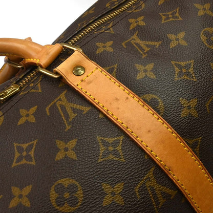 Louis Vuitton Keepall Bag Monogram Canvas, Brown, Canvas, Travel Bag