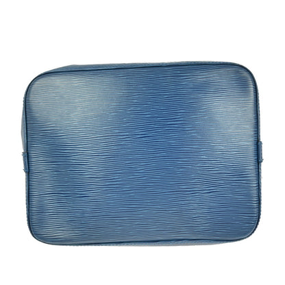 Louis Vuitton Petit Noe Handbag Epi Leather, BLUE, LEATHER, Shoulder bag
