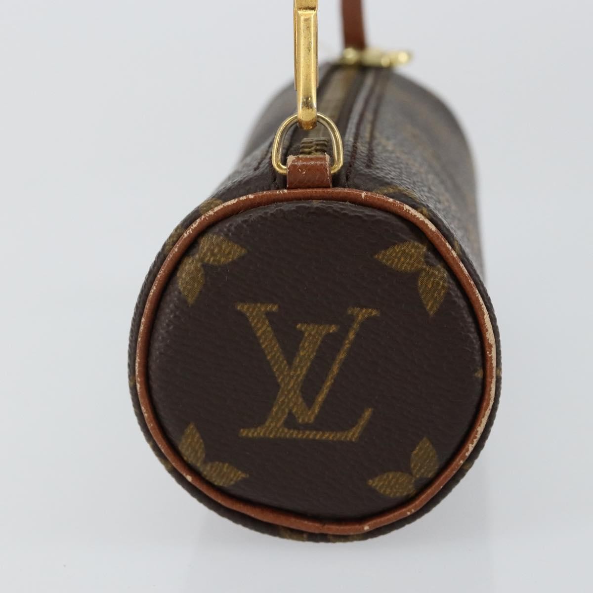 Louis Vuitton Papillon Pochette Monogram Canvas, BROWN, CANVAS, Clutche & pouche