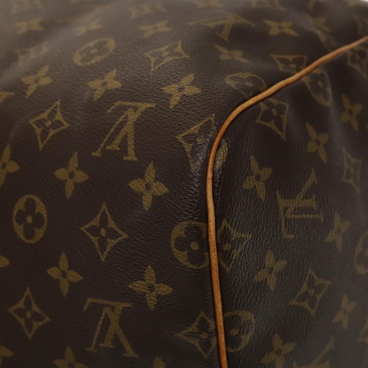 Louis Vuitton Keepall Bag Monogram Canvas, BROWN, CANVAS, Travel bag