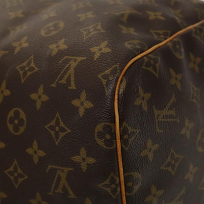 Louis Vuitton Keepall Bag Monogram Canvas, BROWN, CANVAS, Travel bag