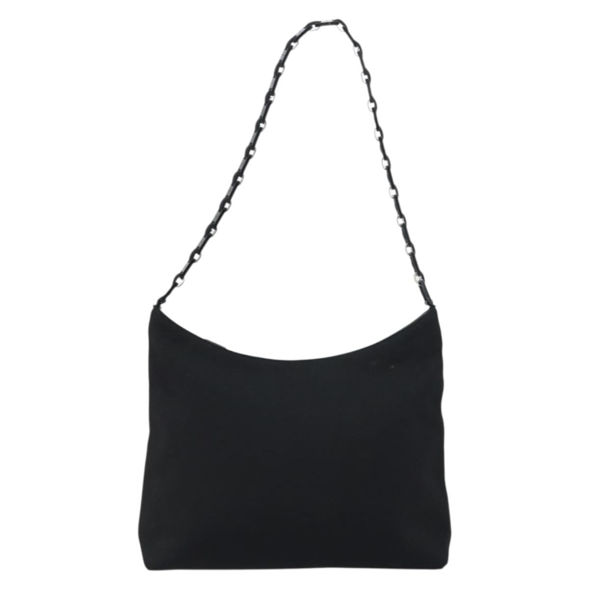 Salvatore Ferragamo Vala Shoulder Bag Nylon, BLACK, NYLON, Shoulder bag