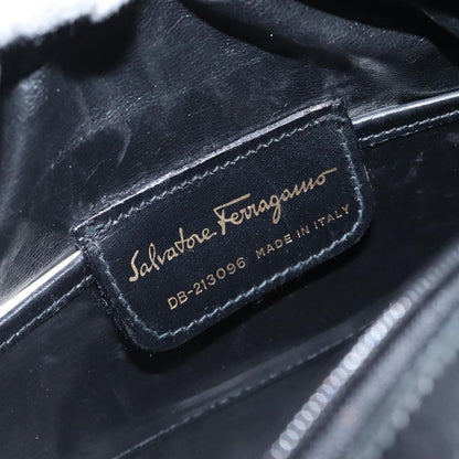 Salvatore Ferragamo Vara Bow camera Shoulder Bag Leather, Black, Leather, Shoulder Bag