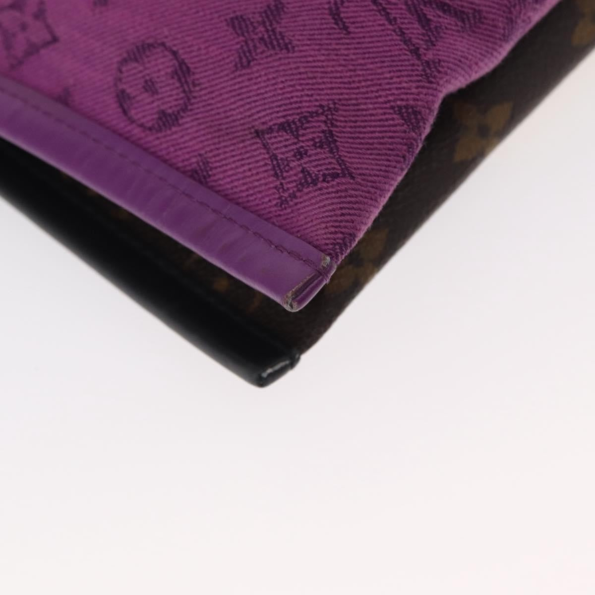 Louis Vuitton Double Flat Messenger Bag Limited Edition Logo Story Monogram Canvas and Denim, MULTICOLOUR, CANVAS, Shoulder bag