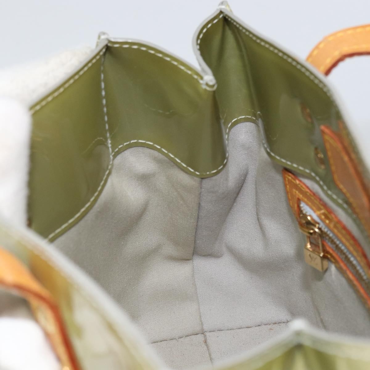 Louis Vuitton Reade Handbag Monogram Vernis, GRAY, PATENT_LEATHER, Handbag