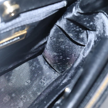 Valentino Garavani Vintage shoulder bag Leather, BLACK, LEATHER, Shoulder bag