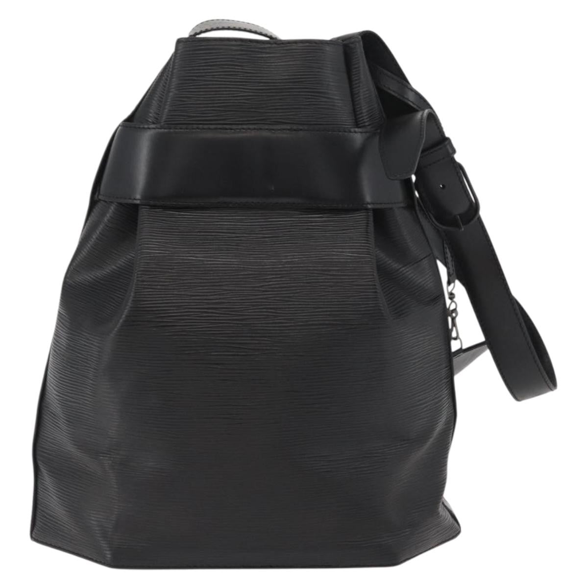 Louis Vuitton Vintage Sac d'Epaule Handbag Epi Leather, BLACK, LEATHER, Shoulder bag